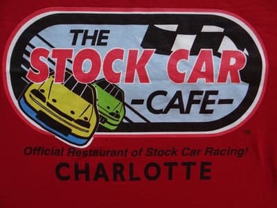 Stock Car Cafe Charlotte Red T-Shirt - Thumbnail 3