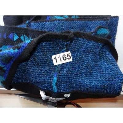 The Pioneer Woman Black Blue Geometric Print Open Front Cardigan Sweater S M - Thumbnail 9