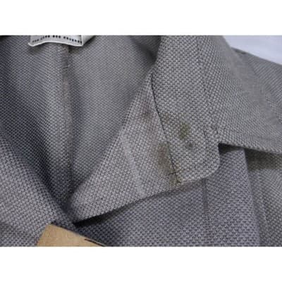 Vintage Country Miss Grey Plaid Button Front Belted Dress Women's Size 8 Wool - Thumbnail 5