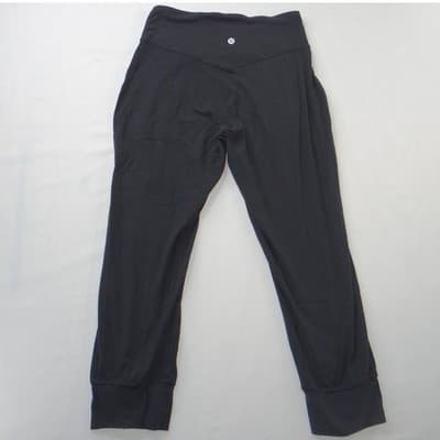 Lululemon Align Jogger Black High Rise Nulu Yoga Pants Size 6 LW6BDBS - Thumbnail 3