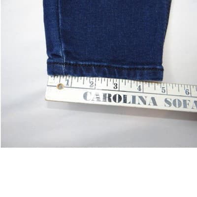 Indigo Blue Maternity Jeans Dark Wash Stretchy Full Panel Skinny Leg Size M/L - Thumbnail 9