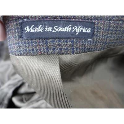 Famous Brands SK Wool Plaid Blazer Jacket Blazer - Thumbnail 3