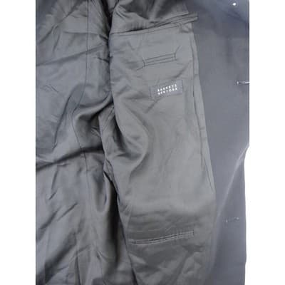 Hugo Boss Barneys New York Mens Charcoal Gray Wool Blend Blazer Jacket - Thumbnail 7