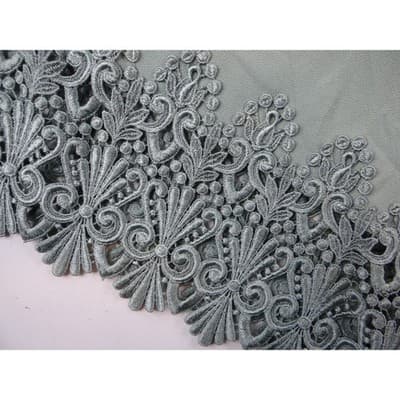 Vintage Cattiva New York Womens Mint Green Lace Trim AsymmetricalTop Sz 14 - Thumbnail 5
