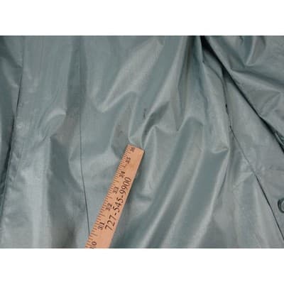 Vintage British Mist Teal Raincoat Women's Size 16 Trench Style Water Resistant - Thumbnail 11