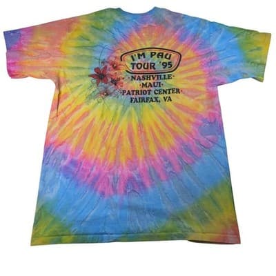 Randy Travis Surf Shop Tie Dye T Shirt One of a Kind Patriot Center Fairfax VA - Thumbnail 4
