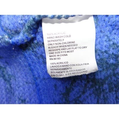 Infinity Scarf Winter Landscape Tree Sunset Print Blue Purple - Thumbnail 7