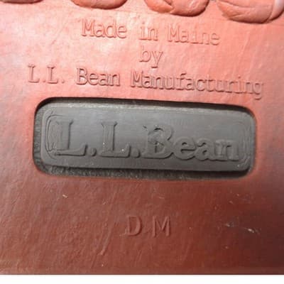LL Bean Boots 6 Inch Bison Leather Duck Boots Brown Women's 9.5 in Made in Maine - Thumbnail 9