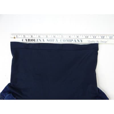 Indigo Blue Maternity Jeans Dark Wash Stretchy Full Panel Skinny Leg Size M/L - Thumbnail 12