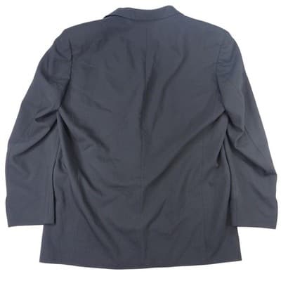 Hugo Boss Barneys New York Mens Charcoal Gray Wool Blend Blazer Jacket - Thumbnail 5