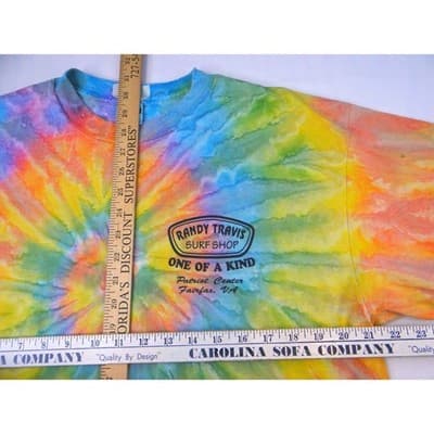 Randy Travis Surf Shop Tie Dye T Shirt One of a Kind Patriot Center Fairfax VA - Thumbnail 6