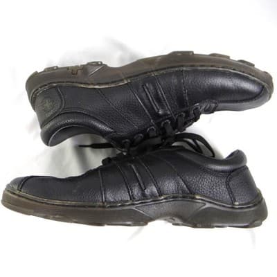 Dr. Martens Pembroke Black Pebbled Leather Low Top Sneakers Mens 11 - Thumbnail 2