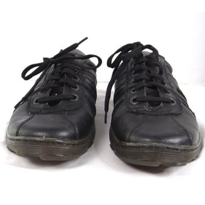 Dr. Martens Pembroke Black Pebbled Leather Low Top Sneakers Mens 11 - Thumbnail 5