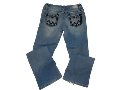 Vintage Y2K YMI Women's Boot Cut Jeans Light Wash Size 7 - Thumbnail 3