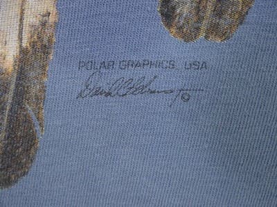 Vintage Native American Military Graphic T-Shirt by Polar Graphics - Thumbnail 3