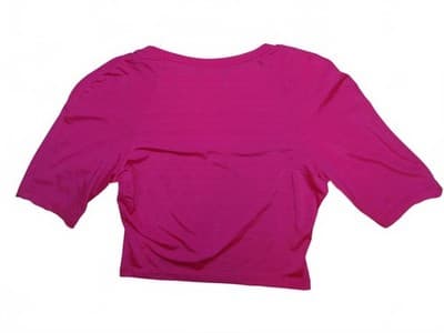 Y2K Esprit de Corp Women's Pink Square Neck Top - Thumbnail 4