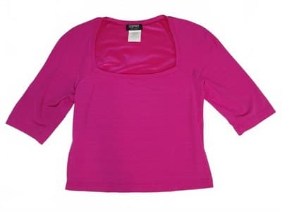 Y2K Esprit de Corp Women's Pink Square Neck Top