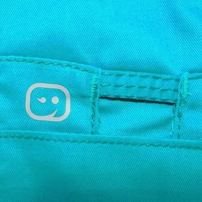 NWT-Wink Womens Classic Fit V-Neck Scrub Top Teal Blue Medium - Thumbnail 6