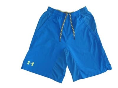 Under Armour Men's Blue Performance Shorts - Thumbnail 2
