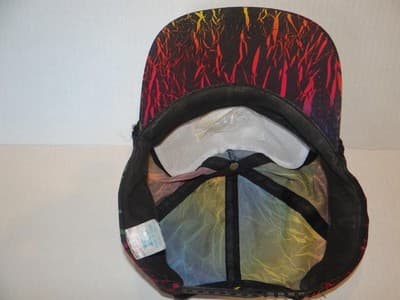 Vintage Multicolor AIS Automotive Cap with USA Map Design - Thumbnail 3