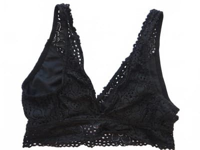 No Boundaries Black Lace Bralette Size Large - Thumbnail 6