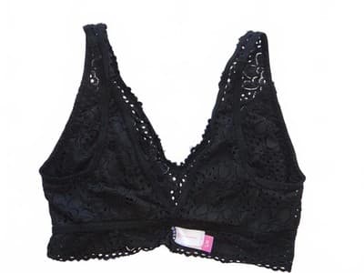 No Boundaries Black Lace Bralette Size Large - Thumbnail 8