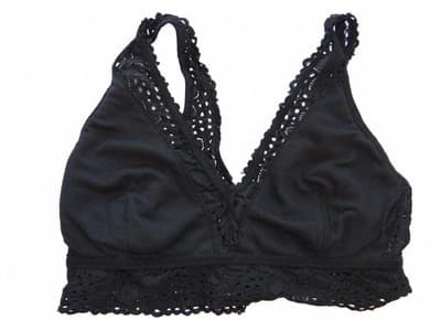 No Boundaries Black Lace Bralette Size Large - Thumbnail 7