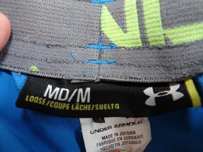 Under Armour Men's Blue Performance Shorts - Thumbnail 3