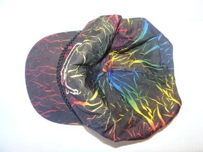 Vintage Multicolor AIS Automotive Cap with USA Map Design - Thumbnail 4