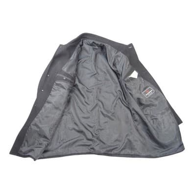 Dahongma Bigredhorse Mens Black Wool Blend Car Coat Overcoat Size XXXL 185/82 - Thumbnail 2