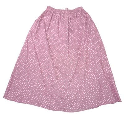 Vintage Connections Mauve Polka Dot Skirt Suit Set Blazer Skirt Belt Large 16/18 - Thumbnail 12
