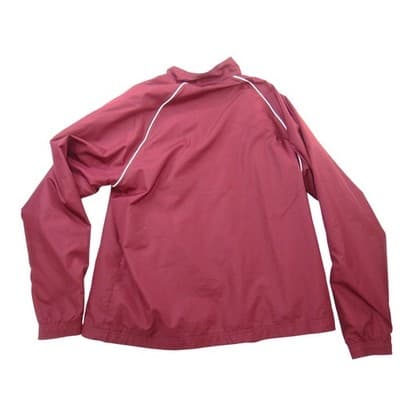 Under Armour Mens XL Maroon Full Zip Track Jacket Mesh Lined Burgundy Mock Neck - Thumbnail 4