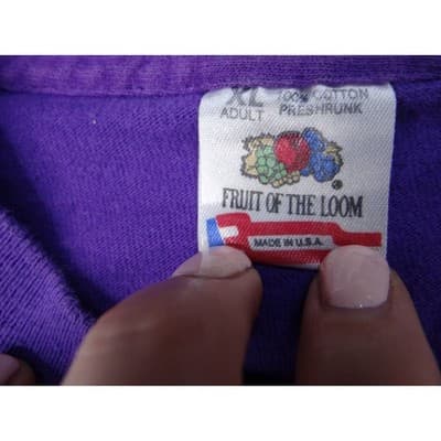 Vintage Stratosphere Las Vegas Graphic T Shirt Purple Fruit of the Loom XL - Thumbnail 2