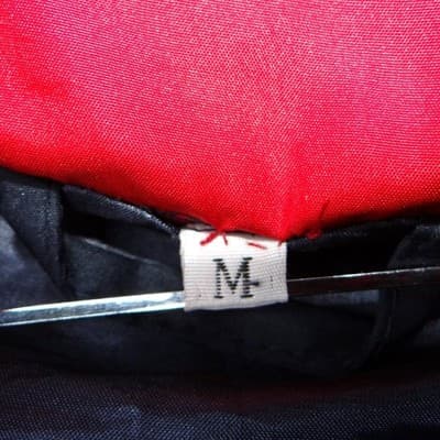 Womens Navy Blue Hooded Lightweight Rain Jacket Red Accents Size M - Thumbnail 3