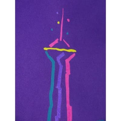 Vintage Stratosphere Las Vegas Graphic T Shirt Purple Fruit of the Loom XL - Thumbnail 6
