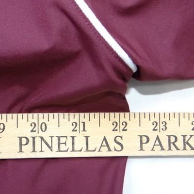 Under Armour Mens XL Maroon Full Zip Track Jacket Mesh Lined Burgundy Mock Neck - Thumbnail 7