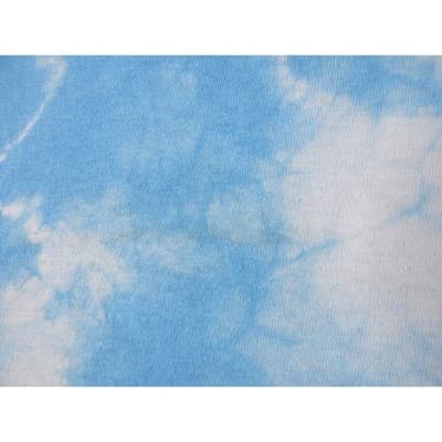 Gildan Tie Dye Mushroom Trippy Graphic Tee Shirt Blue White Size Medium - Thumbnail 8