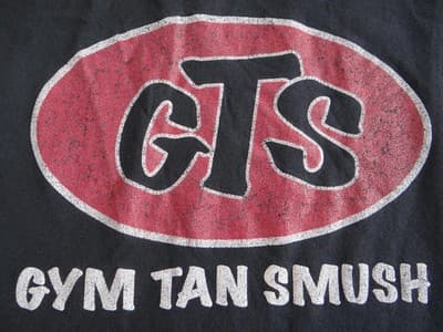GTS Gym Tan Smush Vintage Jersey Shore Tee - Thumbnail 3