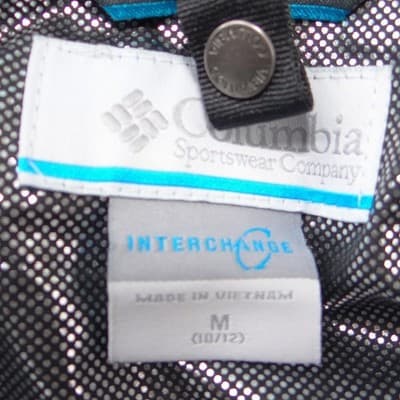Columbia Kids Black Interchange Omni-Heat Waterproof Hooded Size M 10/12 - Thumbnail 3
