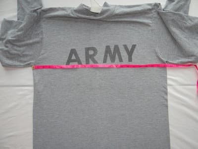 Gray Long Sleeve ARMY Turtleneck Shirt - Thumbnail 4