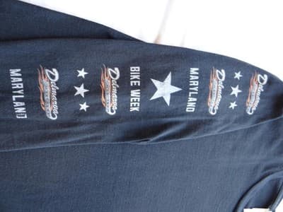 Delmarva Bike Week Maryland Men's Long Sleeve T-Shirt - Thumbnail 5