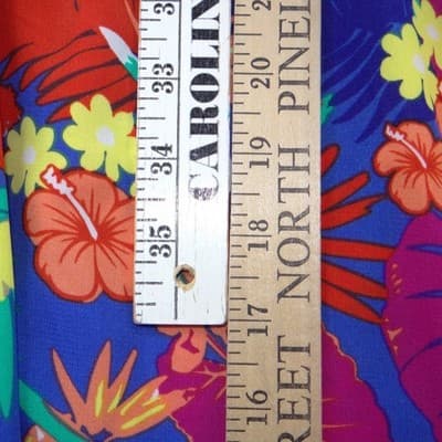 Thyme & Honey Womens Tropical Floral Maxi Dress Blue Multi Racerback Summer 1881 - Thumbnail 5