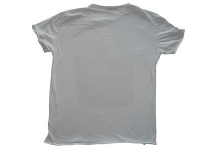 Men's White Graphic T-Shirt with Popeye Print - Thumbnail 2