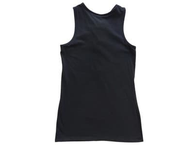 Black Lace-Up Front American Pride Motorcycle Tank Top - Thumbnail 2