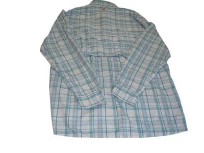 Field & Stream Men's Plaid Long Sleeve Shirt - Blue & Green - Thumbnail 2