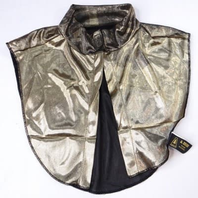Vintage A Brod Fashion Accessories Metallic Mock Neck Dickey Set Gold Silver - Thumbnail 4