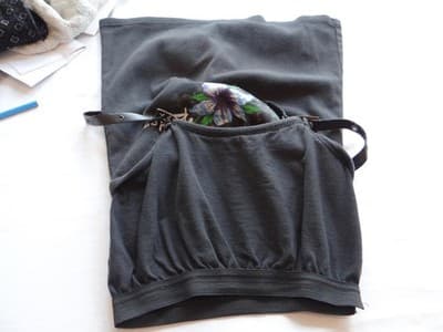 Vintage Black 'Lady Rider' Floral Tank Top w Adjustable Straps by Hot Leathers - Thumbnail 6