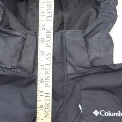 Columbia Kids Black Interchange Omni-Heat Waterproof Hooded Size M 10/12 - Thumbnail 7