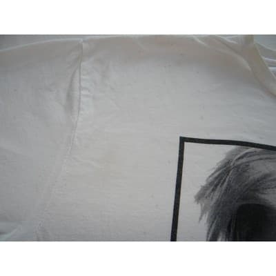White Justin Bieber Graphic T-Shirt - Thumbnail 5