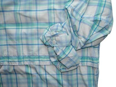 Field & Stream Men's Plaid Long Sleeve Shirt - Blue & Green - Thumbnail 4